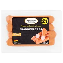 Delicatessen Fine Eating Frankfurters 4 X 50g (200g)